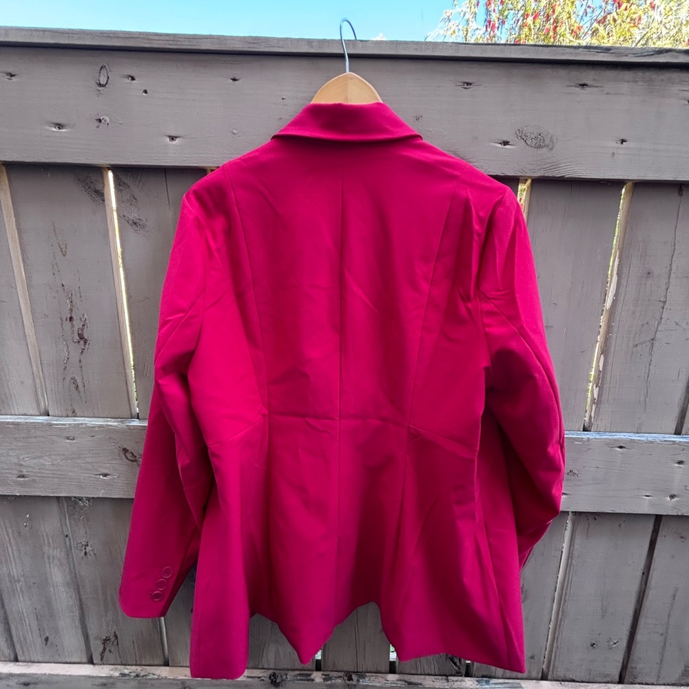 torrid Red Single-Button Tailored Blazer NWT - image 9